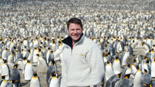 Deadly 60 host: Steve Backshall is on his way to Canberra.