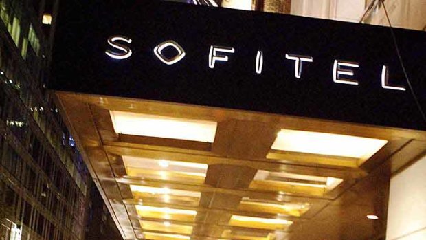 The Hotel Sofitel in New York.