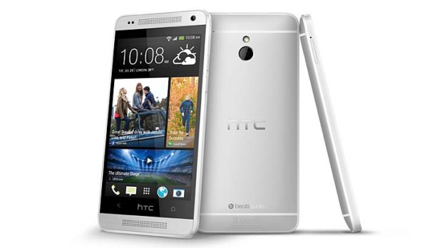 HTC One Mini: 720p, 4.3-inch screen.
