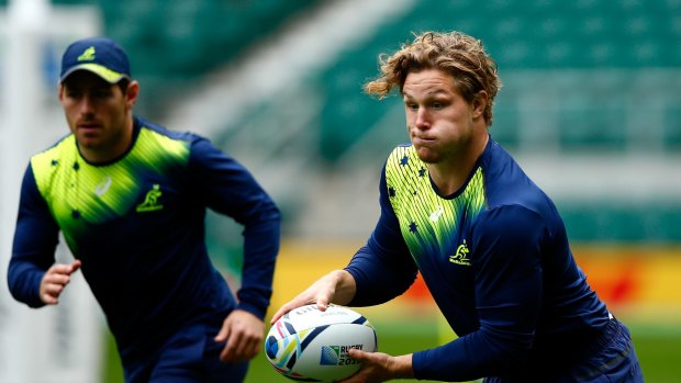 Michael Hooper is playing down his half-century of appearances.
