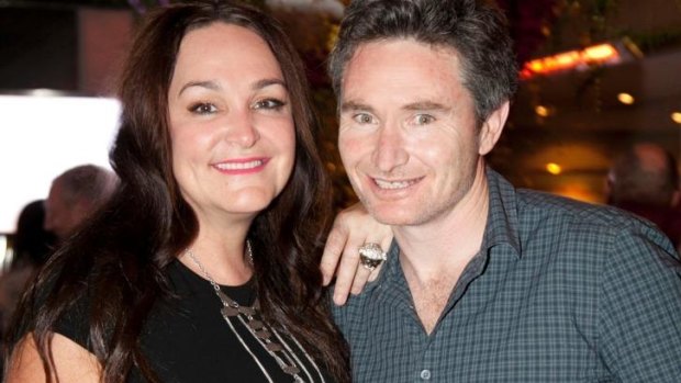 Ratings stars: Kate Langbroek and Dave Hughes, whose new drive show will be networked across the country.