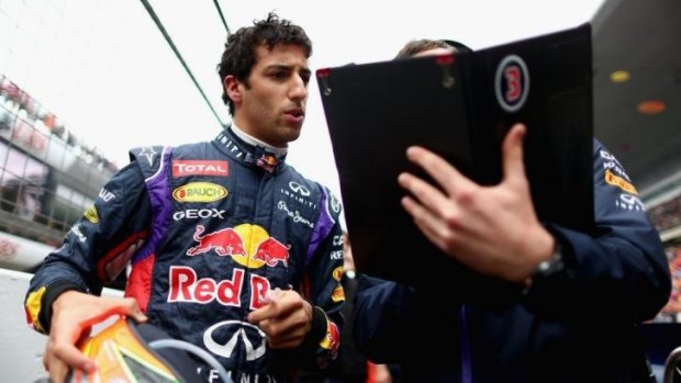 Rising star: Daniel Ricciardo has made a huge impression at Red Bull this season. 