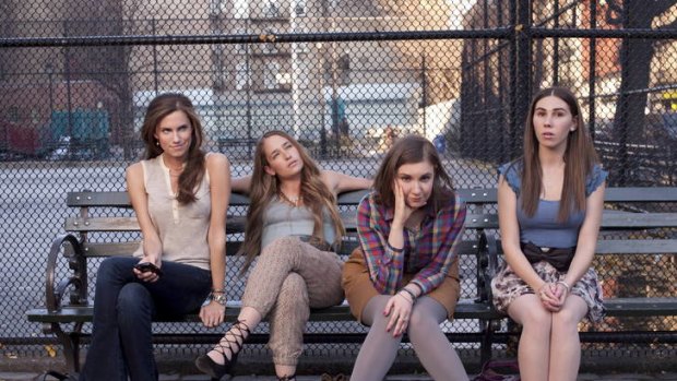 <i>Girls</i> is a dramedy that explores the day-to-day lives of four young women living in New York.