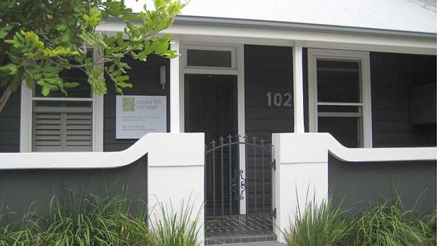 Hipster brief ... Cooks Hill Cottage has a smart exterior.