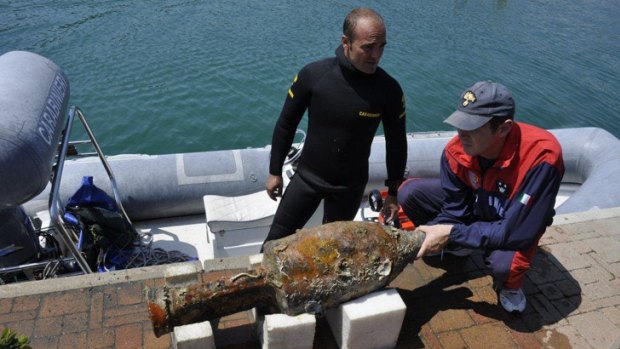 Residents knew riches lay beneath because local fishermen had been collecting artefacts in their nets.