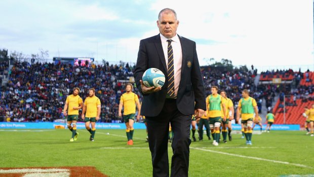 Under siege: Wallabies coach Ewen McKenzie.