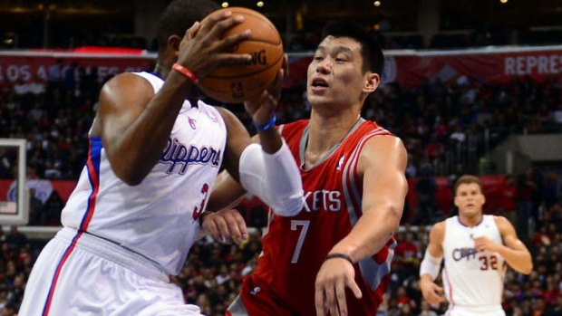 In the spotlight: Houston's Jeremy Lin (right) takes on Chris Paul of the LA Clippers this week.