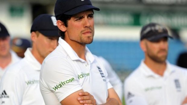 He is only getting worse: Shane Warne has called on England captain Alastair Cook (pictured) to stand down.