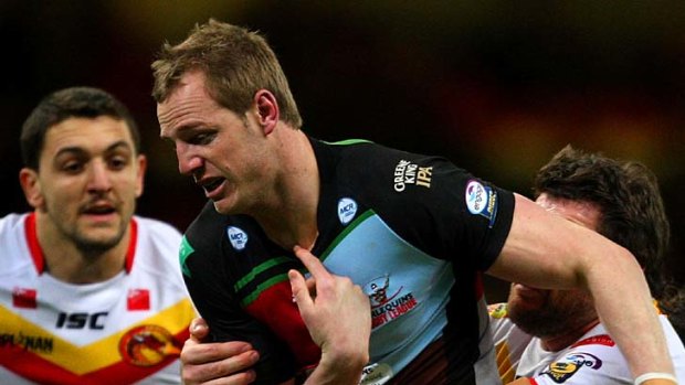 David Howell playing for Harlequins in February.