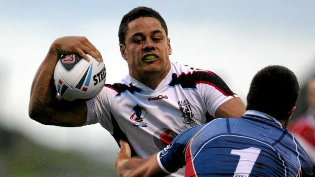 All change: Jarryd Hayne could turn out for Fiji again at the World Cup, as he did in 2008, if he is overlooked by the Kangaroos.