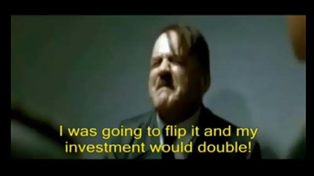Popular Hitler 'Downfall' parody with fake subtitles.