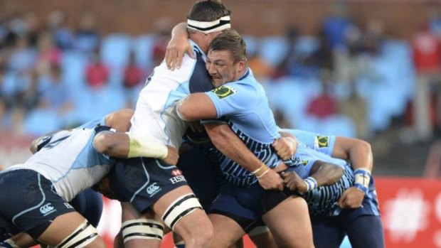 On a roll: As was the case last year, the Waratahs need to be ready for the Bulls' rolling maul.
