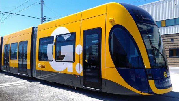 One of the new Gold Coast trams.