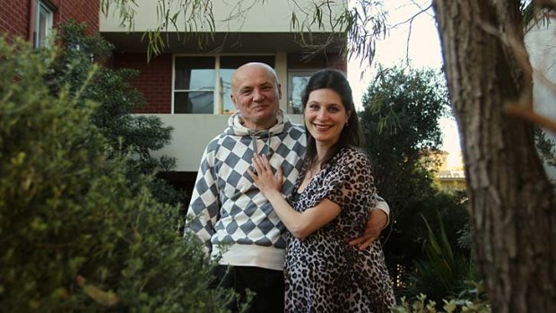 Perfect choice ... Maria Andreeva and husband, Yuri Nosach, outside one of their investment properties in Bronte.