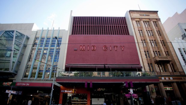 Hoyts Mid City's 'brutalist cinema" also has heritage protection. Photo: Arsineh Houspian. 