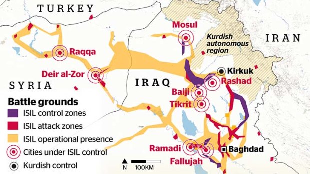 Iraq battlegrounds.