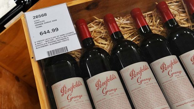 The much-anticipated Penfold Grange 2008 vintage was selling for a 'bargain' at $645 a bottle at discount supermarket Costco.