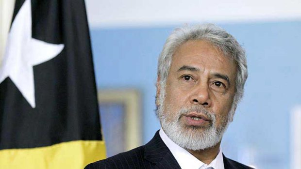 Xanana Gusmao opposes plans to build a regional refugee centre in East Timor.