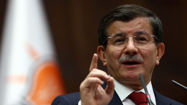 War of words ... Turkey's Prime Minister Ahmet Davutoglu has blasted Israeli counterpart Benjamin Netanyahu for his actions against Palestinians and Turks.