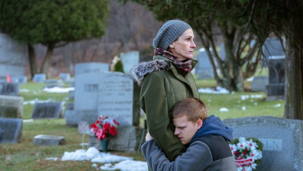 Julia Roberts and Lucas Hedges play a mother and son struggling with his addiction in Ben Is Back.