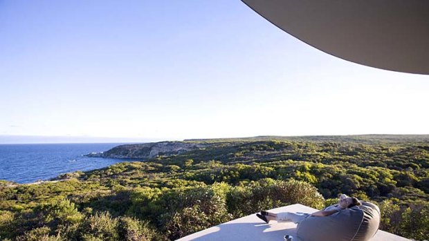 33. Southern Ocean Lodge.  Kangaroo Island, Australia. The lobby's wraparound screen of floor-to-ceiling glass shows off this wilderness-and-wellness retreat's dramatic Southern Ocean setting.