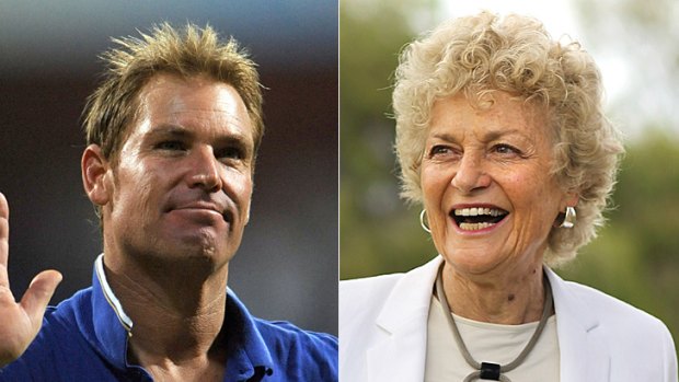 Trust me? Shane Warne has been ranked as the least trustworthy out of 100 prominent Australians, while Fiona Stanley was trusted the most.