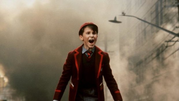 Spielberg epic: A  young Christian Bale stars in <i>Empire of the Sun</i>.