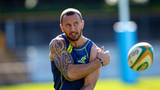 Quade Cooper excited to be back in the green and gold.
