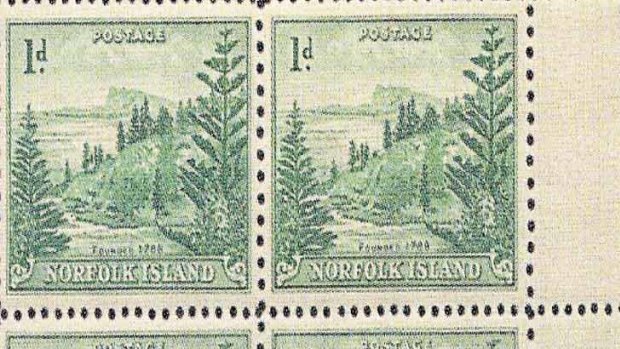 Crown jewels ... rare stamps are still fetching big money. This block of Norfolk Island stamps sold for $26,000 through Prestige Philately last month.