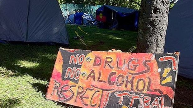 The Musgrave Park tent embassy was at the centre of controversy this year when police clashed with occupants.