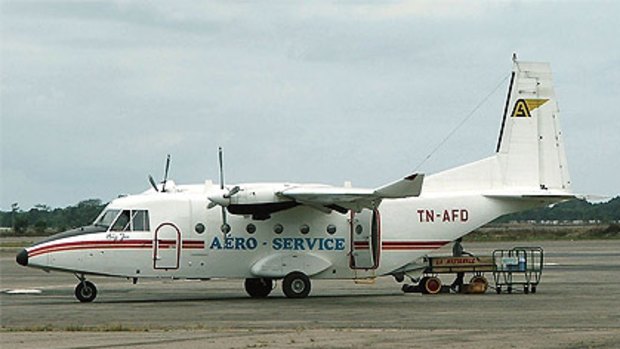 A plane chartered by WA mining company Sundance Resources has gone missing in Africa.