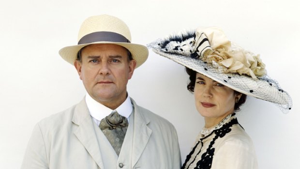 Hugh Bonneville and Elizabeth McGovern star in Downton Abbey.