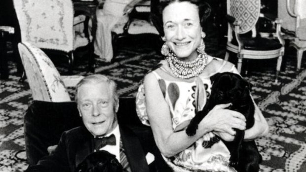 Odd couple ... the Duke and Duchess of Windsor.
