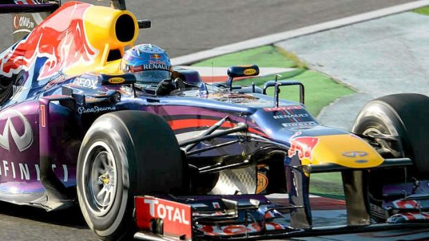 Unbeatable? Red Bull driver Sebastian Vettel.