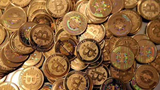 Cashing in: Bitcoins.