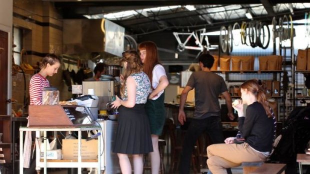 Two Chaps cafe: Hipster feel in recreated welding shop.