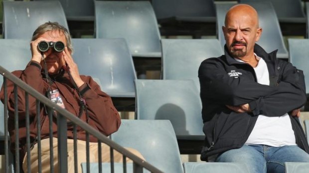 Interested: British billionaire Marwan Koukash (right) want ownership of an NRL team prior to next season.