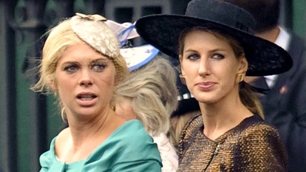 Prince Harry's girlfriend ...  Chelsy Davy, left, pictured at last week's wedding of the Duke and Duchess of Cambridge.
