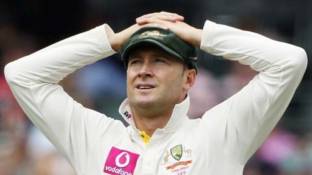 Michael Clarke watches another match slip away from Australia.
