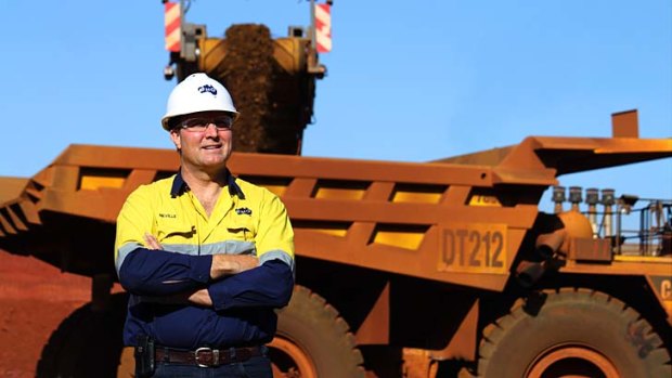 Transient ... Fortescue's Nev Power dismisses talk that iron ore will languish at $US120.