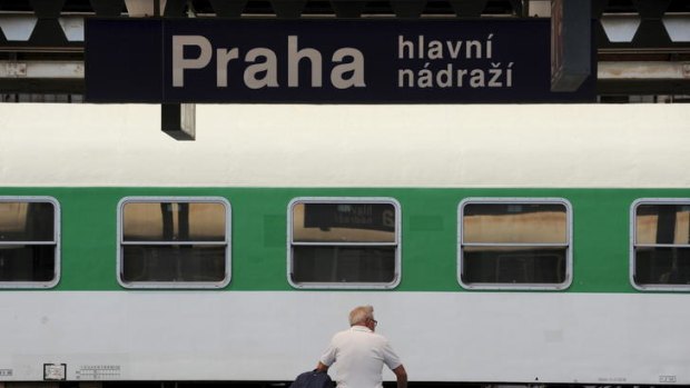 Bad encounters ... train travel in Prague.