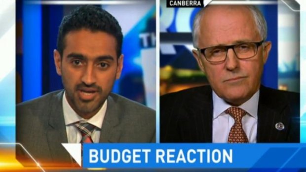 "Where's the money?": Waleed Aly faced off with Malcolm Turnbull.