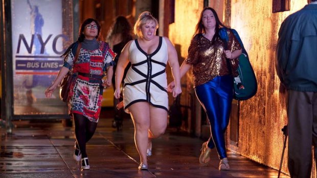 Having fun? Rebel Wilson (centre) fails to spark in her new US series.
