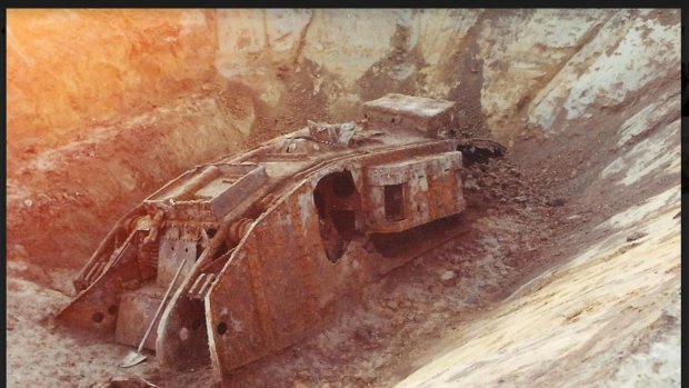 Deborah - the only tank exhumed from WWI battlefields
