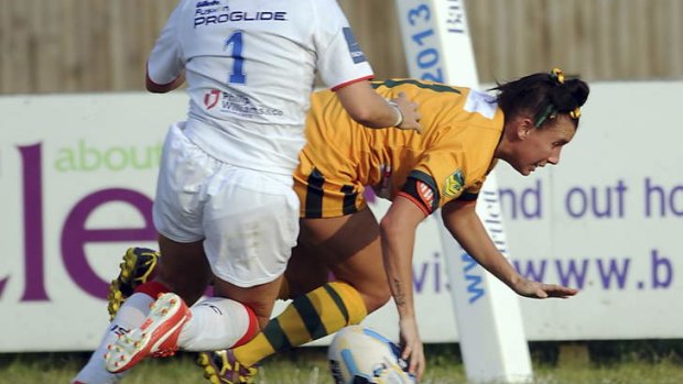 Cashed up: The Jillaroos are playing in England.