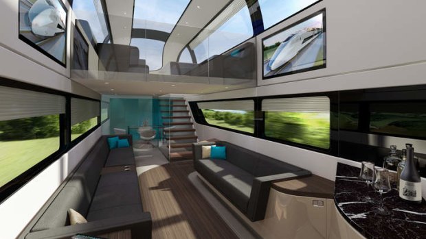First-class train travel of the future.