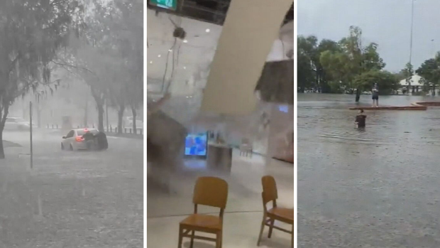 Extreme downpour triggers flash flooding in Perth
