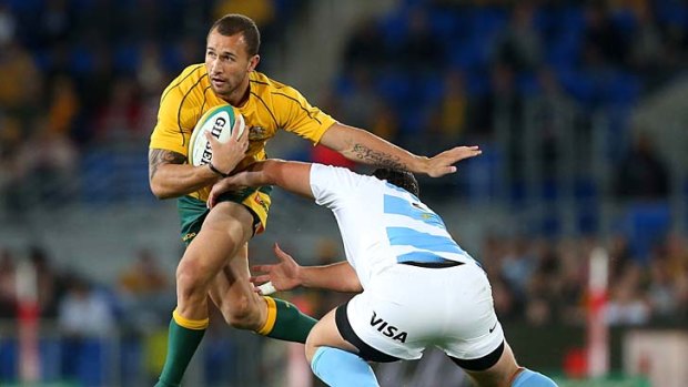Cannot play for the Reds without an ARU contract ... Quade Cooper