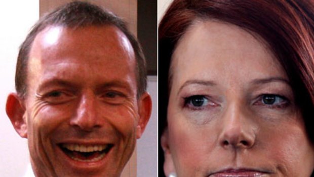 Hours to go ... One of this pair will be Australia's prime minister tomorrow.