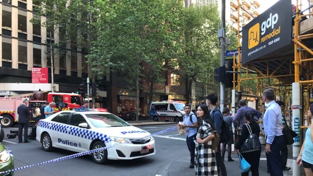 Police have blocked off Queen Street after a pedestrian was hit and killed on Wednesday afternoon.  